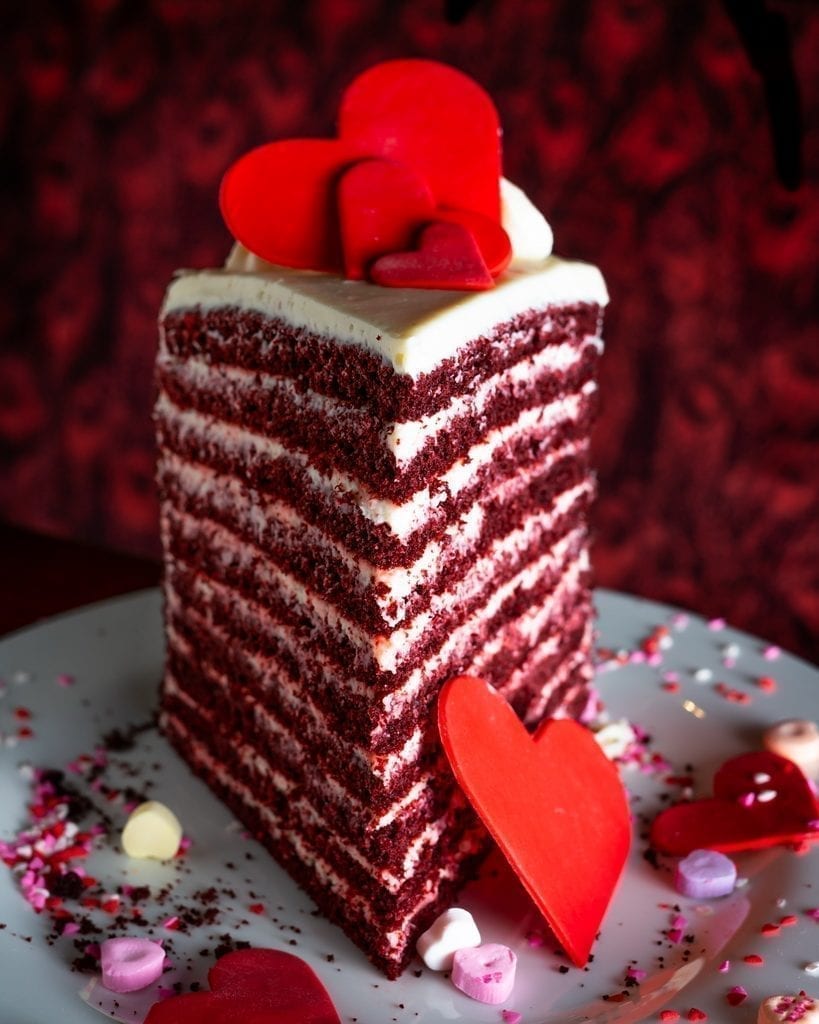 LAVO Las Vegas - 20 Layer Red Velvet Cake