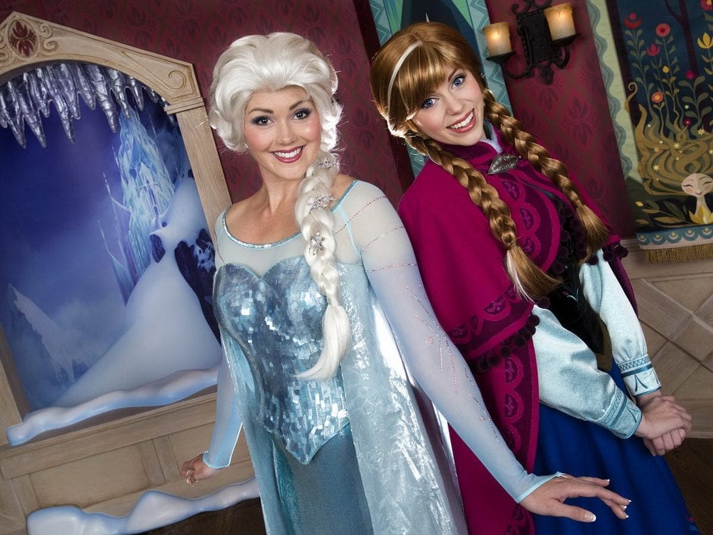 Anna and Elsa have Frozen Fun at Disney California Adventure
