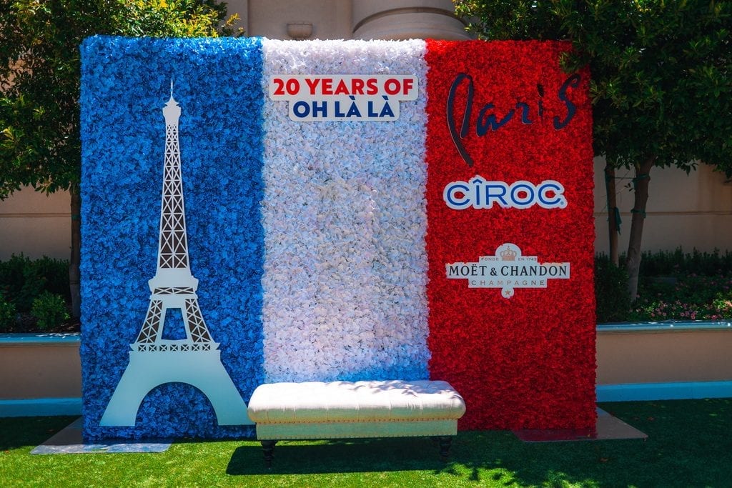 Paris Las Vegas - Anniversary Floral Wall