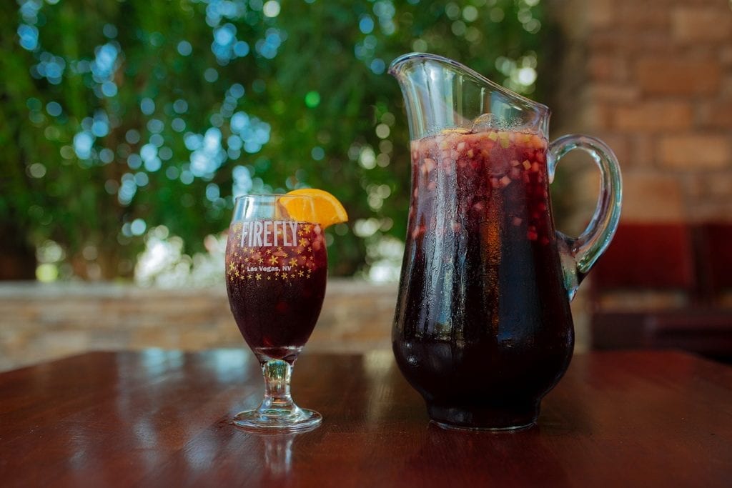 Red Sangria at Firefly Tapas Kitchen & Bar