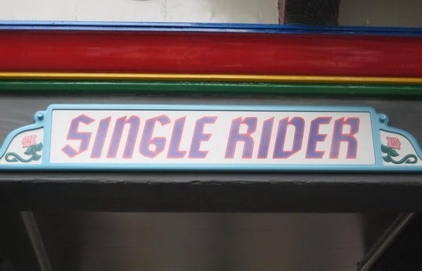 Single Rider Line