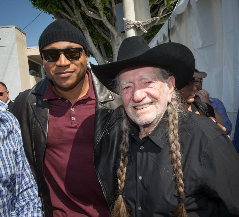 Willie Nelson and LL Cool J at John Varvatos 11th Annual Stuart House Benefit