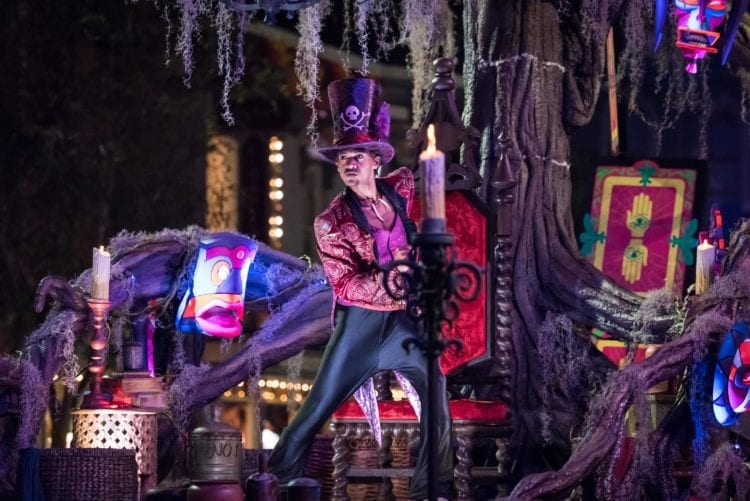 “Frightfully Fun Parade” during Oogie Boogie Bash