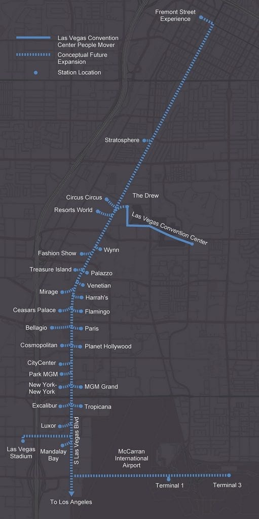 The Boring Company People Mover Possible Expansion