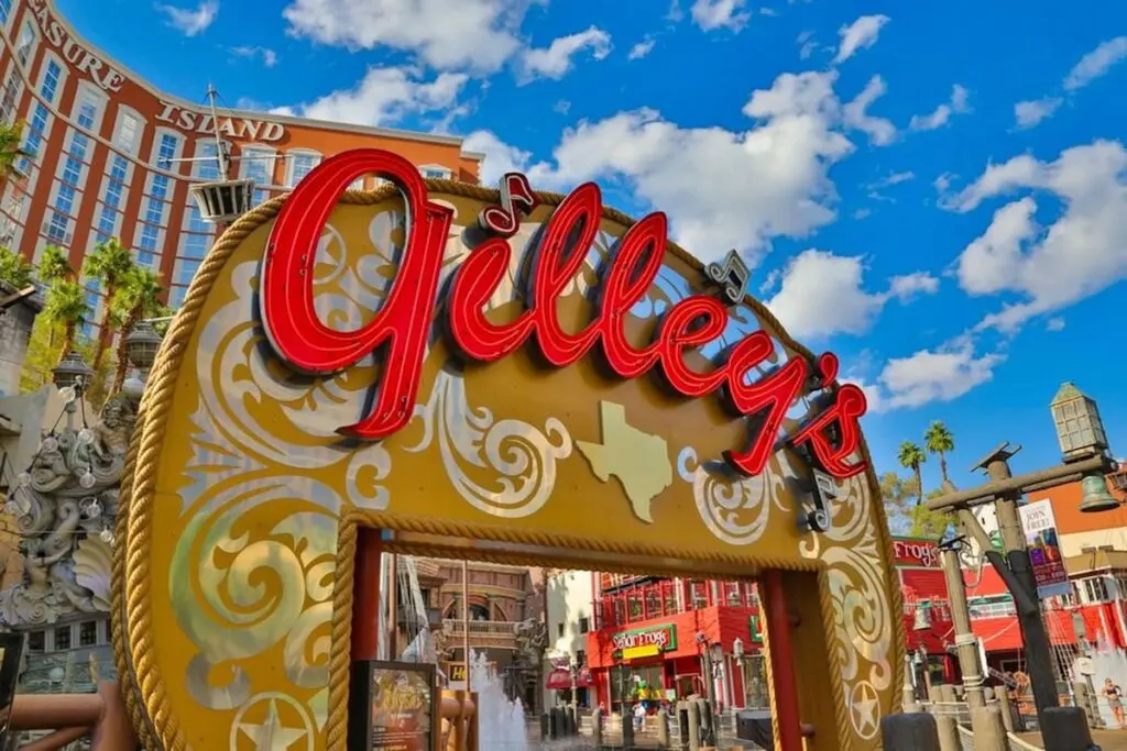 Gilleys Exterior, courtesy of Treasure Island Las Vegas