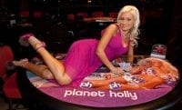 Holly Madison Blackjack Table Felt