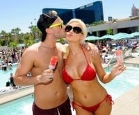 Holly Madison Appears At Wet Republic