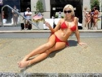 Holly Madison Appears At Wet Republic