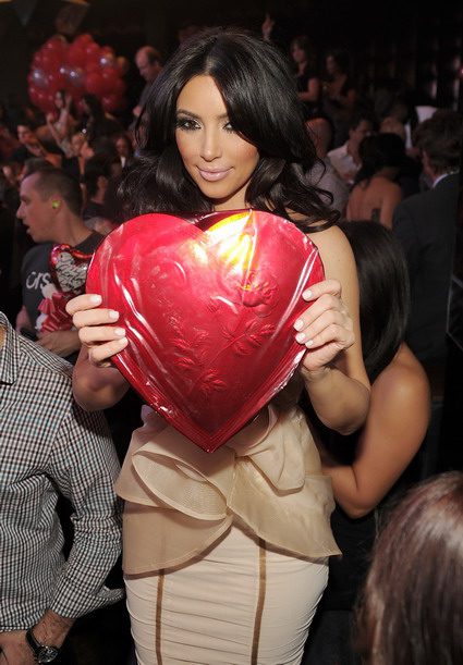 Kim Kardashian Hosts Valentine's Day at Marquee