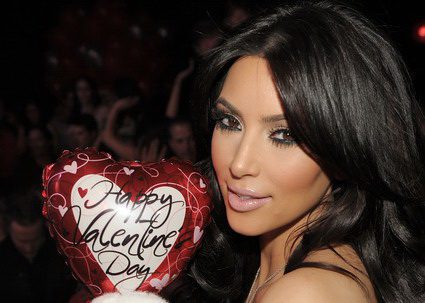Kim Kardashian Celebrating Valentine’s Day at Marquee Nightclub