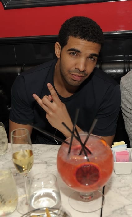 Drake attends Chateau Nightclub