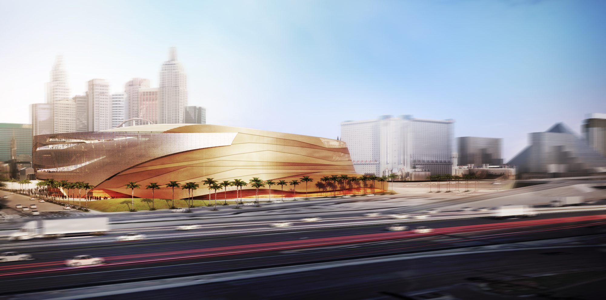 First Renderings of New Las Vegas Arena Unveiled by Project Developers AEG & MGM Resorts International