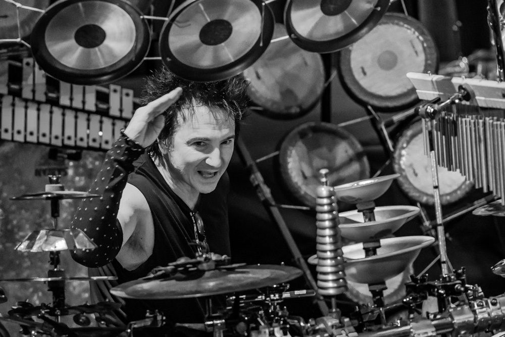 Überschall with Terry Bozzio performs at The Smith Center in Las Vegas, NV.