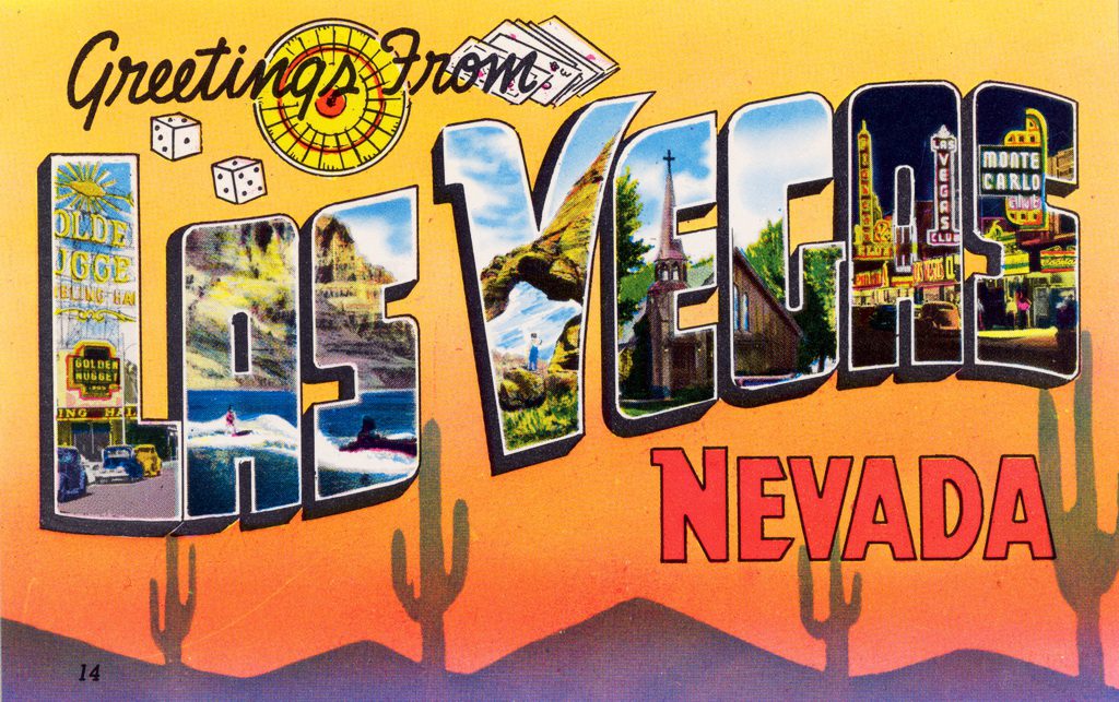Las Vegas Weather - Greeting from Las Vegas Postcard