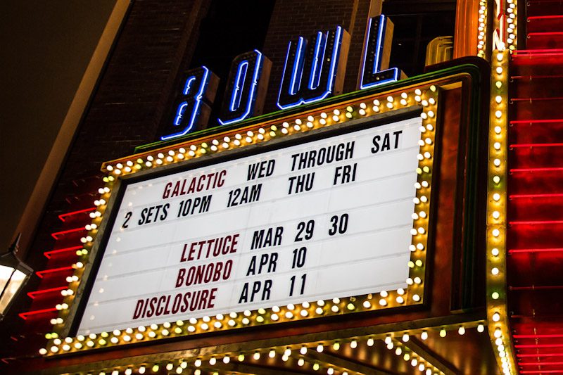 Galactic performed at Brooklyn Bowl Las Vegas at The Linq on March 29, 2014