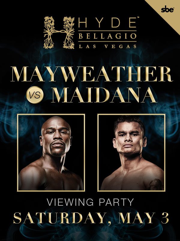 Hyde Bellagio Hosts Mayweather Vs. Maidana Watch Party