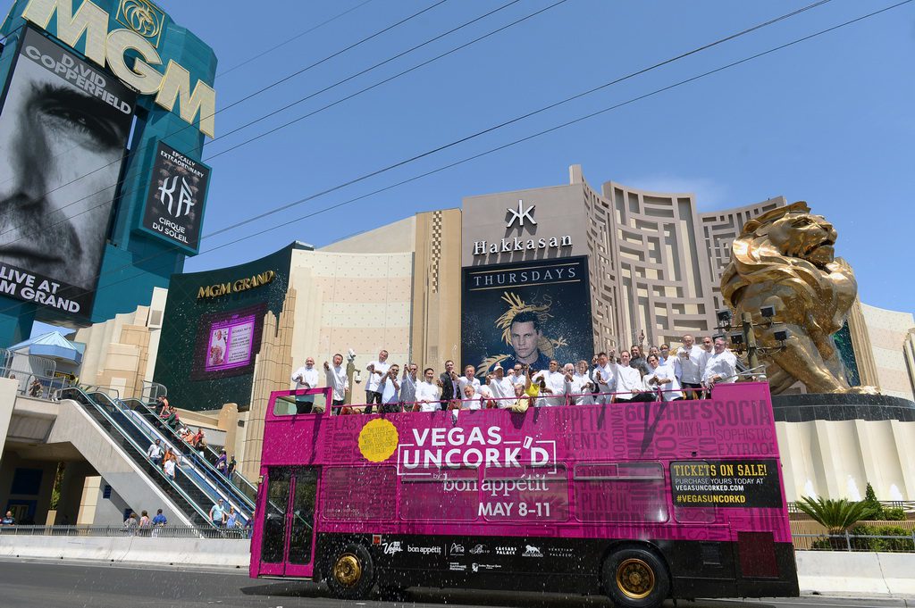 Vegas Uncork'd by Bon Appetit chefs make a quick stop at MGM Grand to kick off the weekend