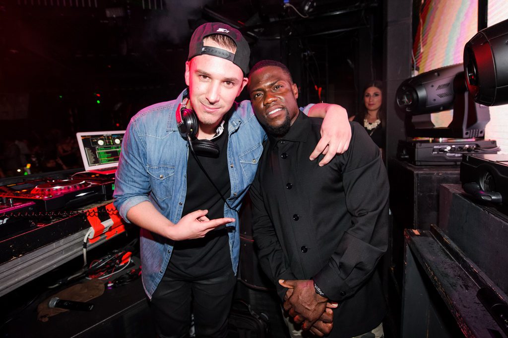 Dj Eric Dlux and Kevin Hart