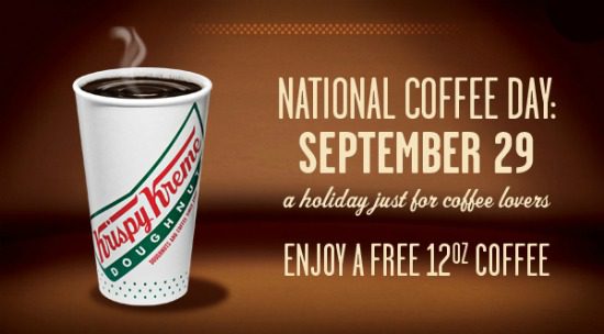 Krispy Kreme Celebrates National Coffee Day With Free Coffee
