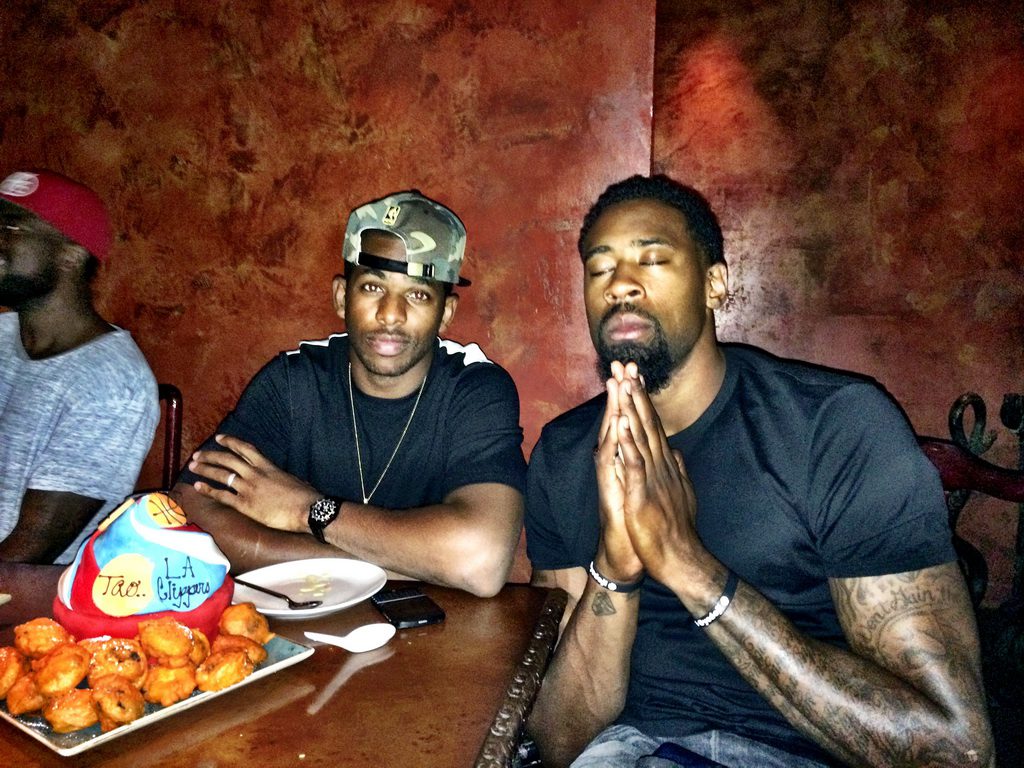 Los Angeles Clippers Dined at TAO Asian Bistro in Las Vegas