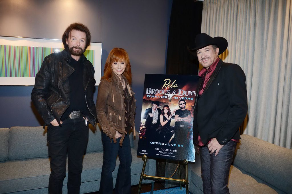 Ronnie Dunn, Reba and Kix Brooks announce their new residency, REBA, BROOKS & DUNN Together in Vegas, at The Colosseum at Caesars Palace on Wednesday, Dec. 3.