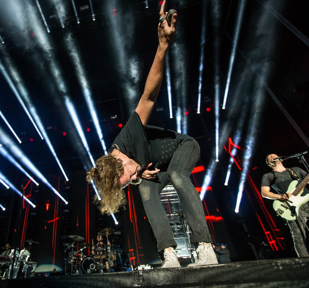 Dan Reynolds of Imagine Dragons at Life is Beautiful 2015 - Day Two