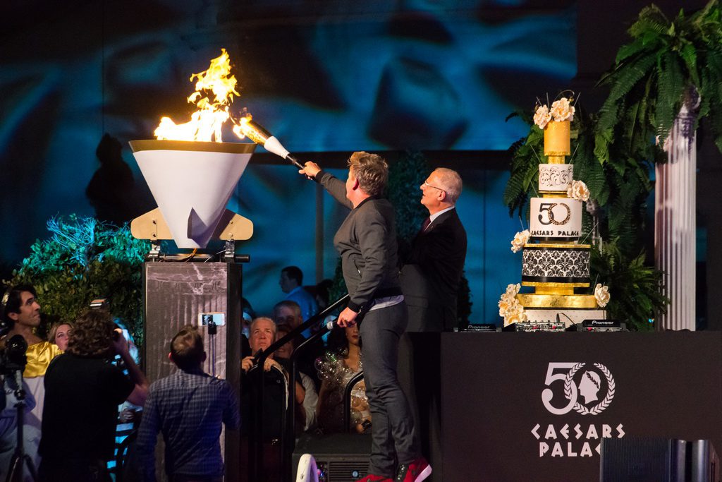 Gordon Ramsay at Caesars Palace 50th Anniversary Celebration Weekend
