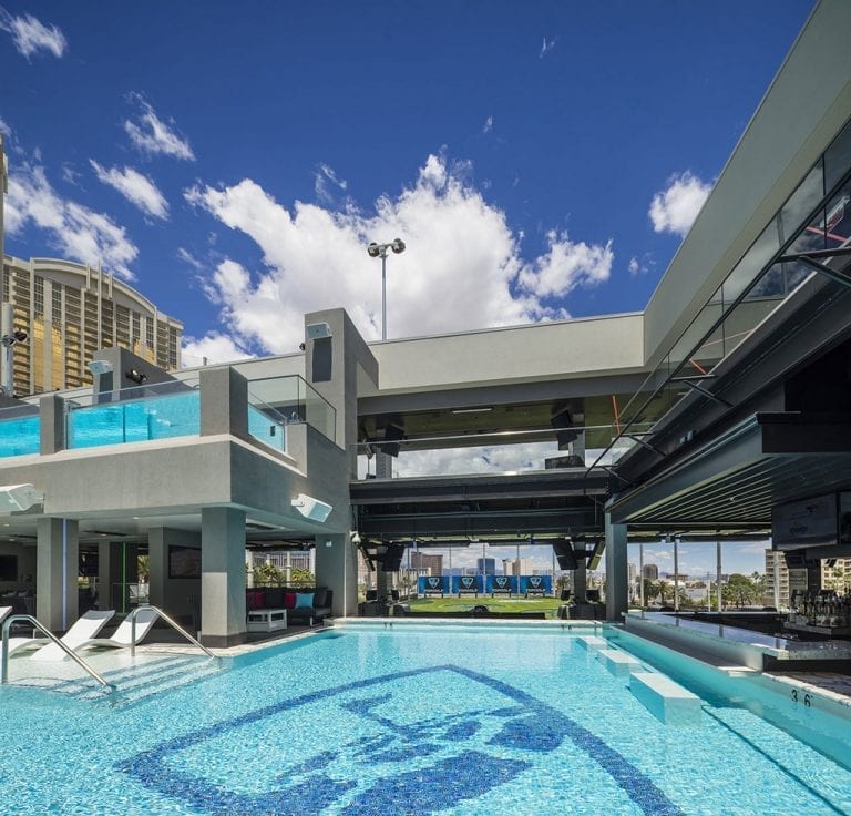 Topgolf Las Vegas Hideaway Pool Beating The Vegas Heat