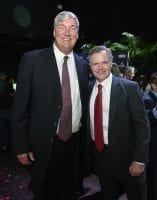 Bill Laimbeer & Jim Murren at Las Vegas Aces & MGM Resorts Press Event