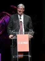 Bill Laimbeer Speaks at the Las Vegas Aces & MGM Resorts Press Event