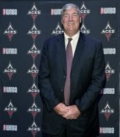 Bill Laimbeer at Las Vegas Aces & MGM Resorts Press Event