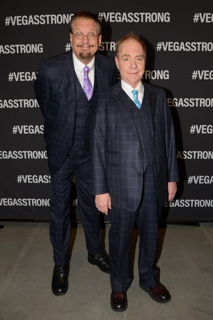 Penn & Teller at Vegas Strong Benefit Concert Travelivery® Las Vegas