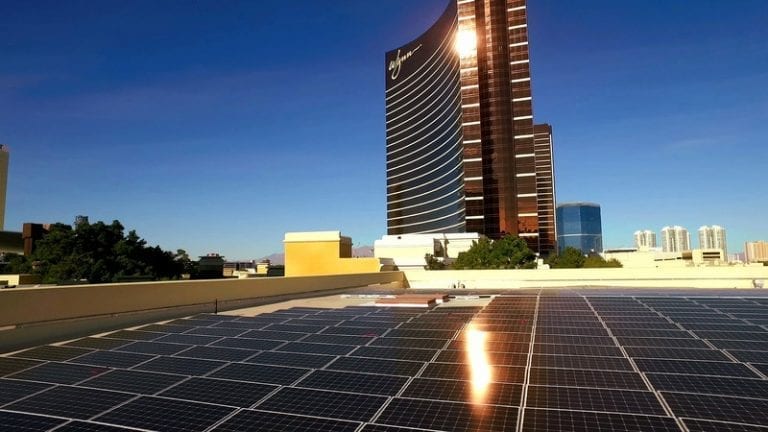 Wynn Las Vegas Introduces Solar Energy Facility