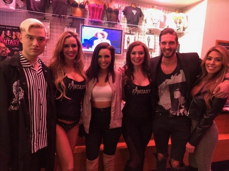 Cast Members of FANTASY with Chester Lockhart and Scheana Shay of Sex Tips