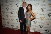 Donald Trump and Olivia Culpo on the red carpet at The ACT