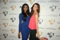 Nana Meriwether and Katherine Webb on the red carpet at The ACT Nightclub