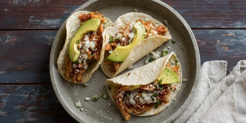 Sharky’s Modern Mexican Kitchen - Pork Rojo Tacos