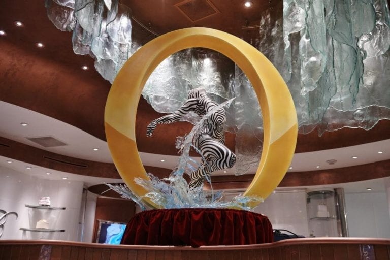 Bellagio Patisserie Debuts New Chocolate Sculpture Starring “O” by Cirque du Soleil
