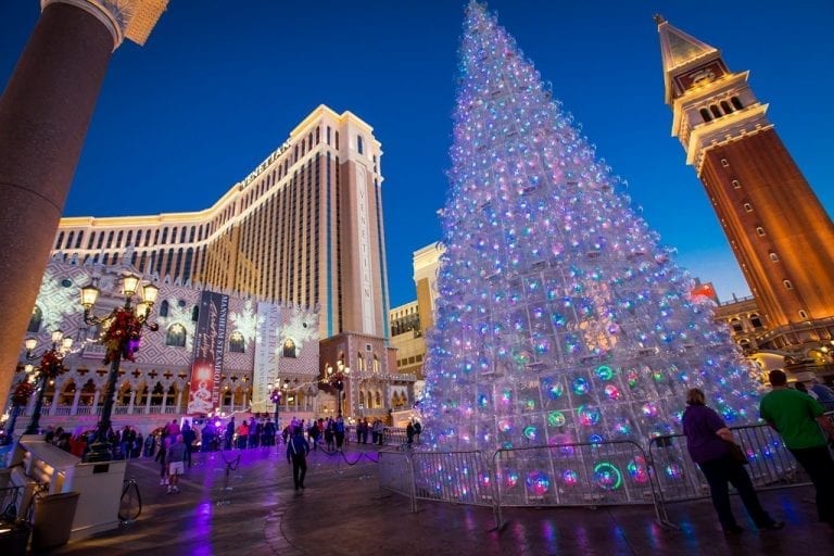 Las Vegas Decks The Halls For The Holiday Season