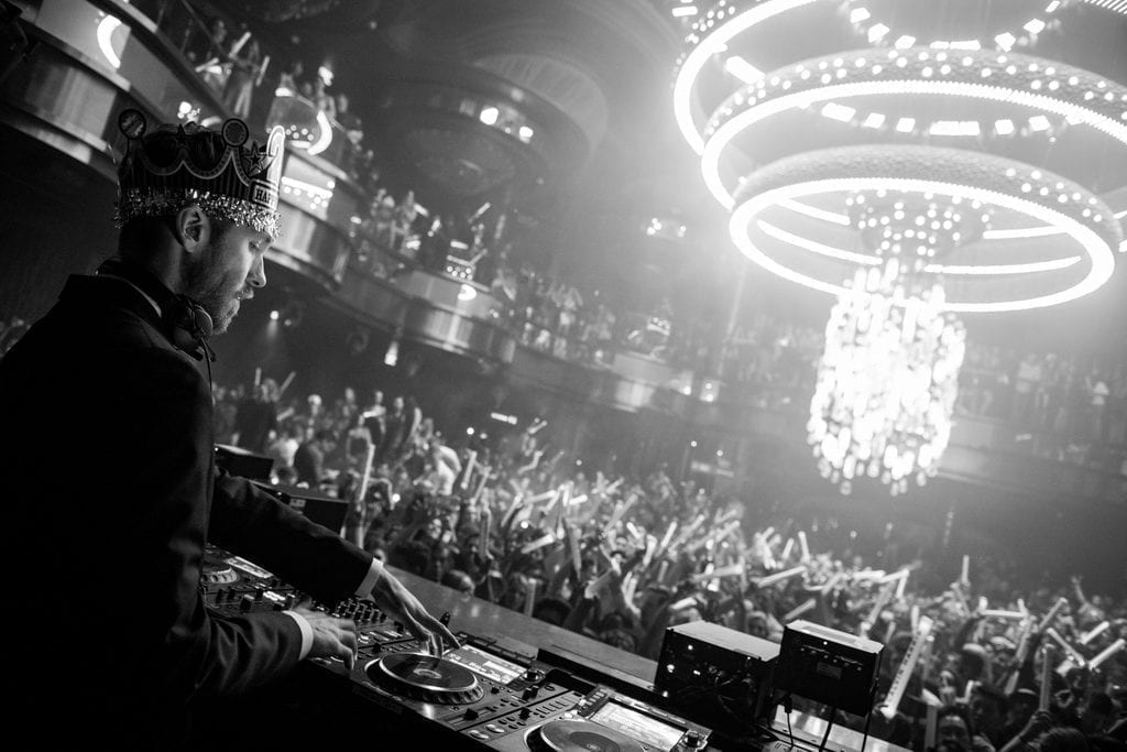 Calvin Harris Celebrates New Year's Eve in Las Vegas at OMNIA Nightclub Inside Caesars Palace _ Photo Credit Conor McDonnell