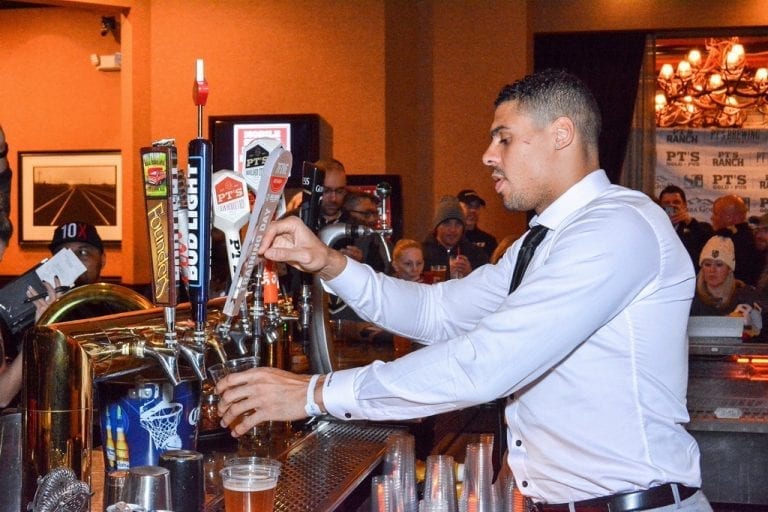 Ryan Reaves Hosts Tap Party at Sierra Gold