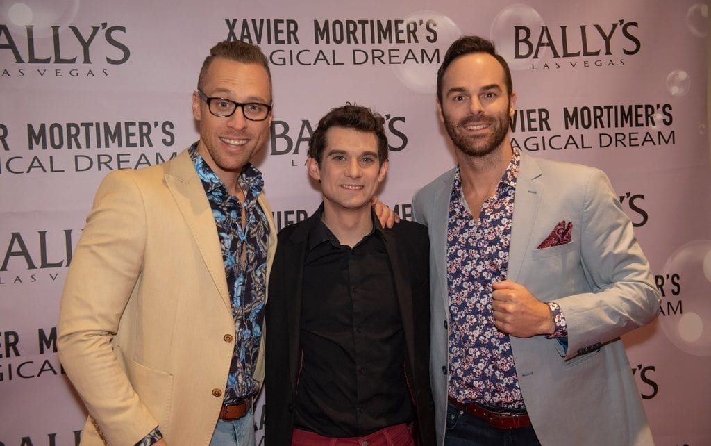 Xavier Mortimer and The Naked Magicians on the Red Carpet