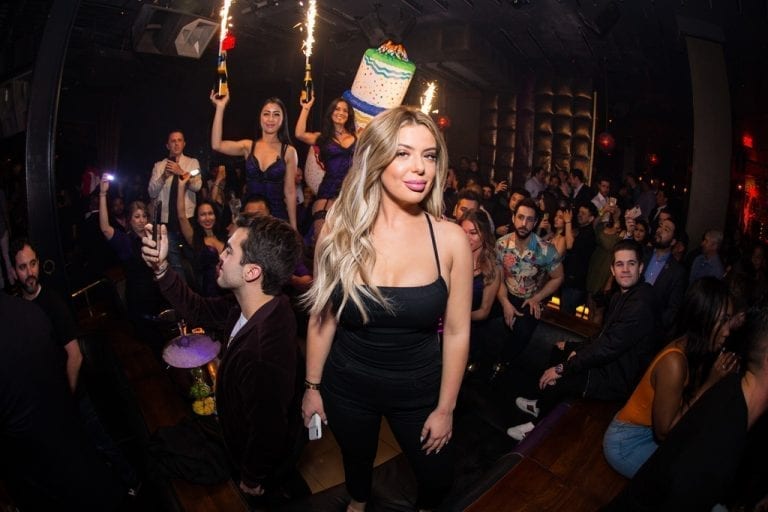 Brielle Biermann Celebrates Birthday at Marquee Nightclub