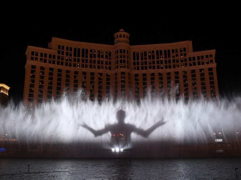 Game of Thrones Takes Over the Fountains of Bellagio