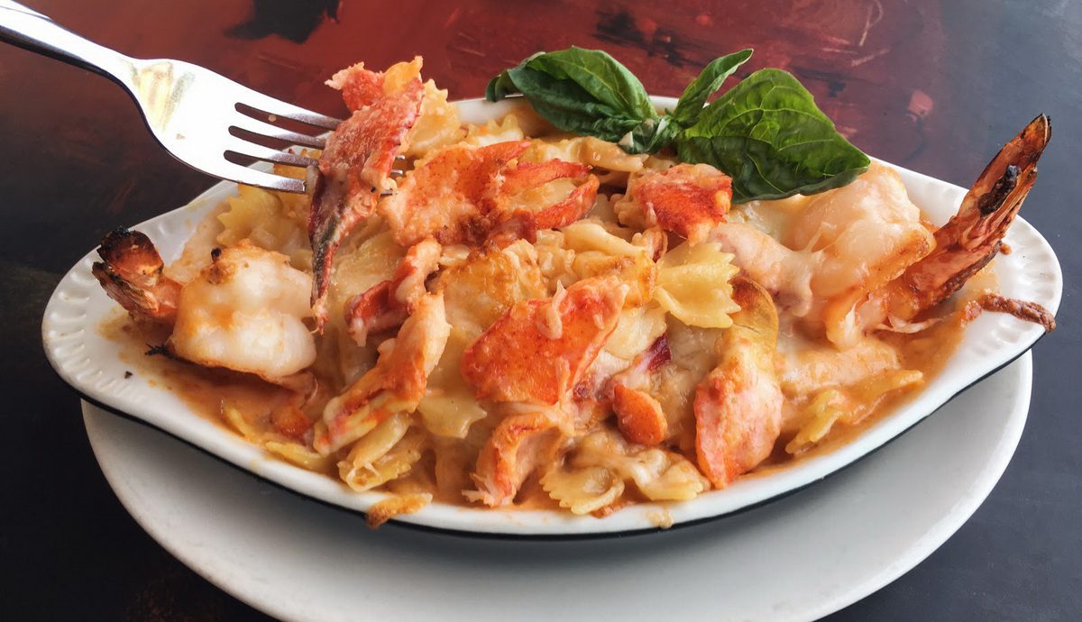 Lobster Mac and Cheese at Pasta Shop Ristorante & Art Gallery