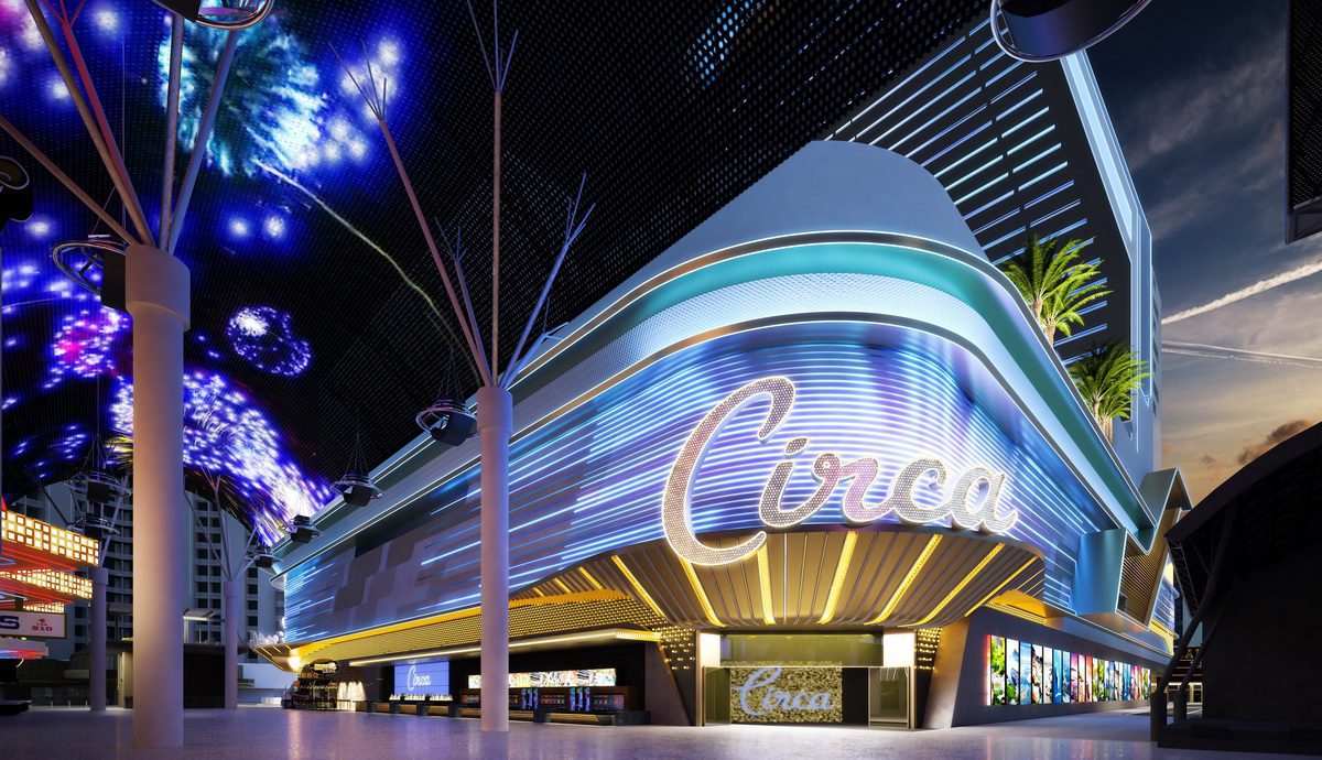 Circa Resort & Casino, at Night - Fremont Street Experiene