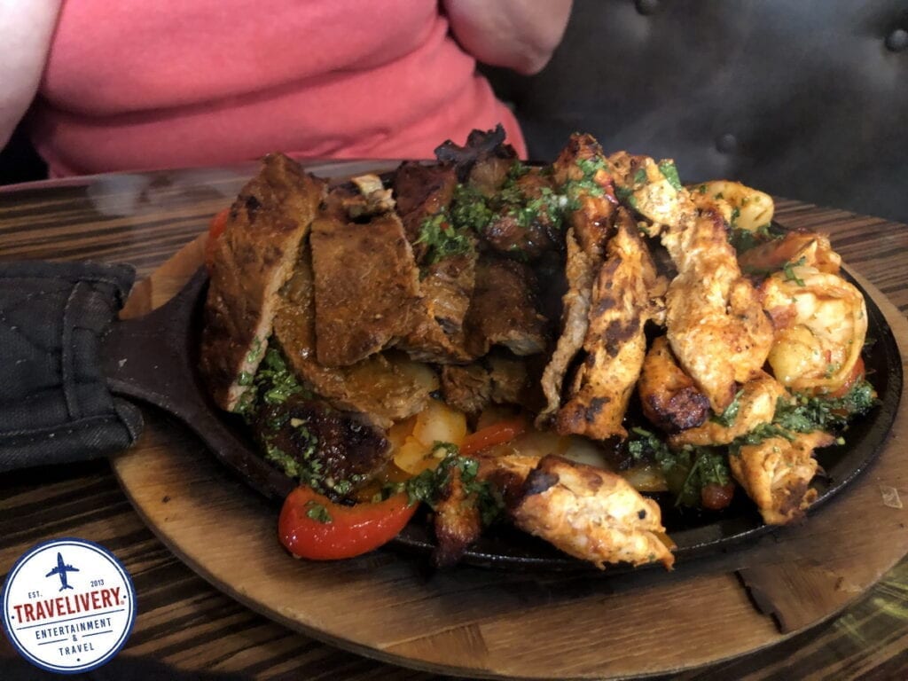 Chicken, Steak, & Shrimp Combo - Fajita Platter