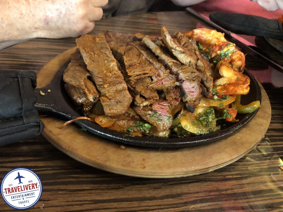 Shrimp & Steak Combo Fajita Platter Travelivery® Las Vegas
