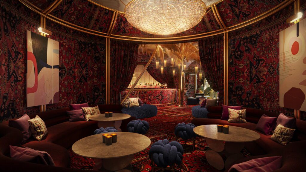 The Shag Room at Virgin Hotels Las Vegas