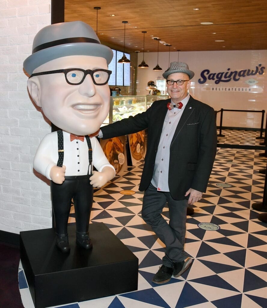Paul Saginaw at Saginaw’s Delicatessen in Circa Resort & Casino